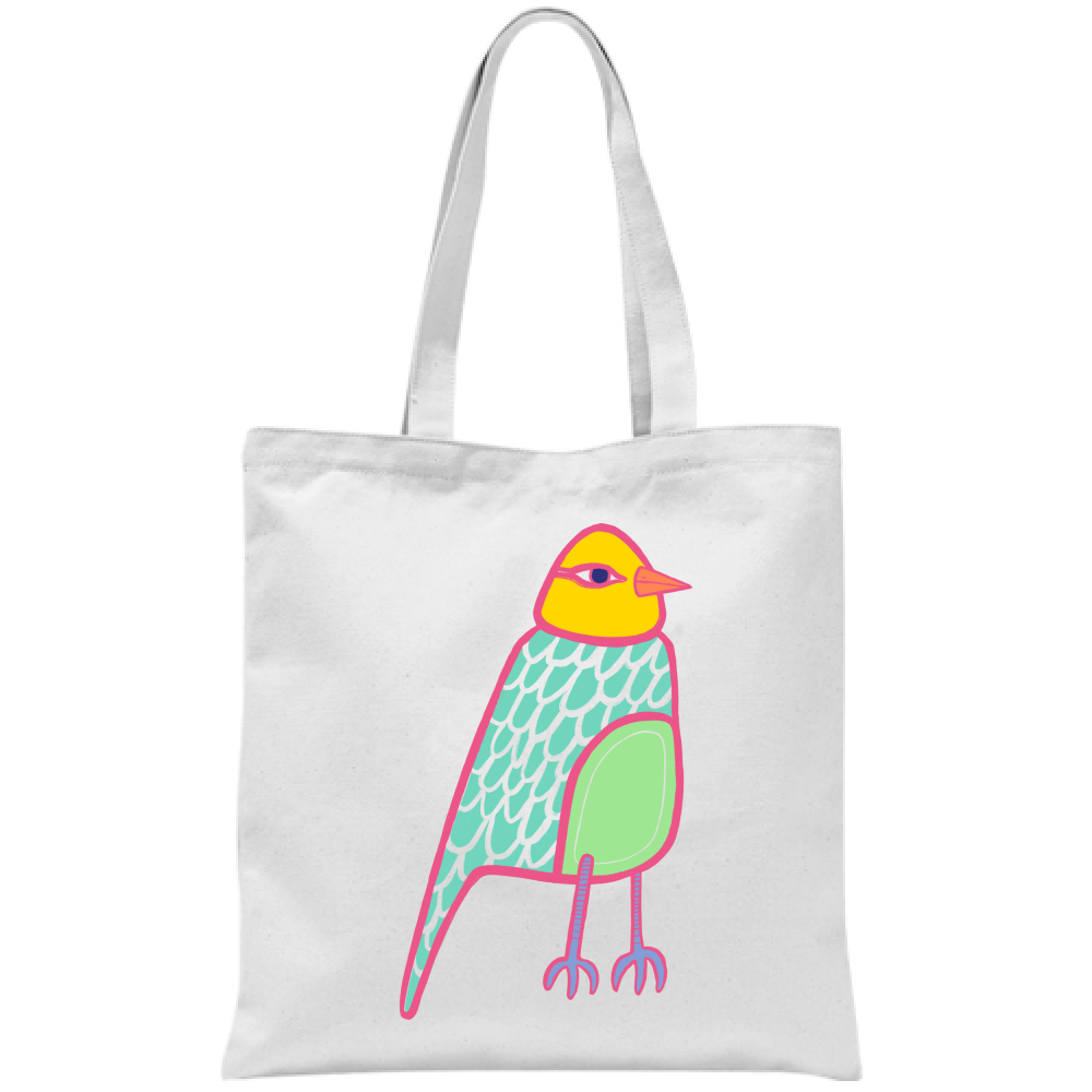 BIRD AGAINST ANXITY TOTE BAG 